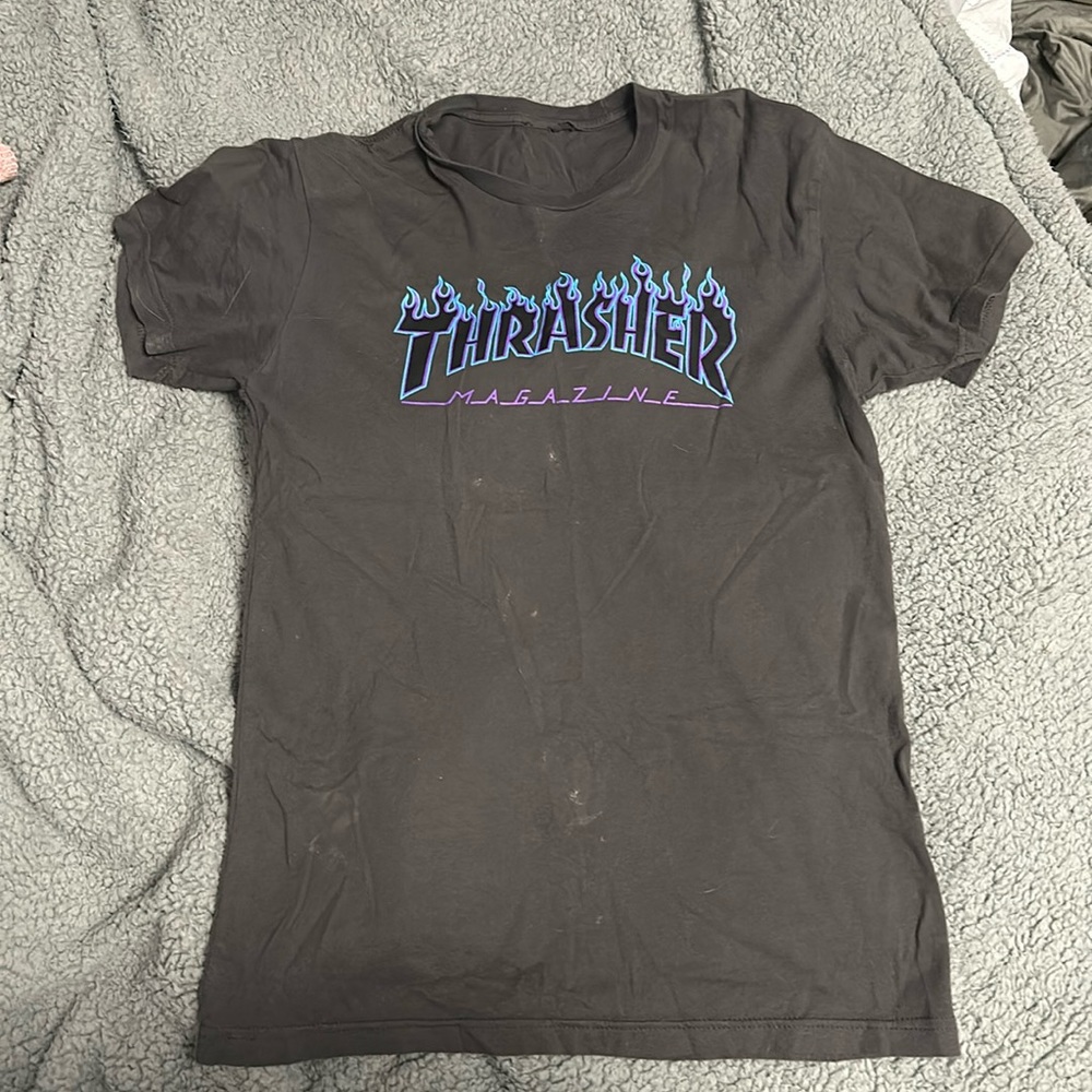 Size M, Thrasher, Slightly worn, small stain